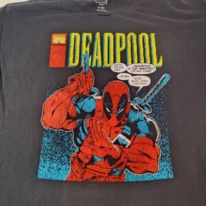 Deadpool is the Greatest of All Time Marvel T-Shirt Unisex 2XL Tagless Cotton